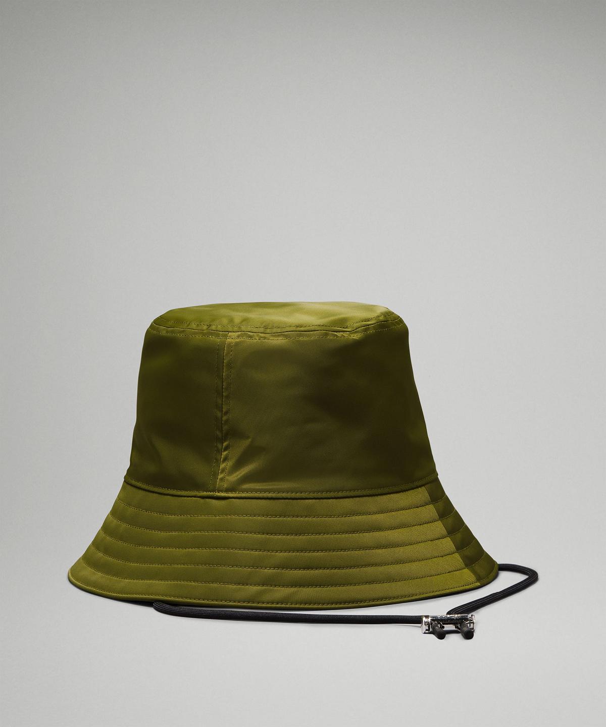 Green / Black Men Lululemon Nylon Bucket Hats | AU_LuLu88285