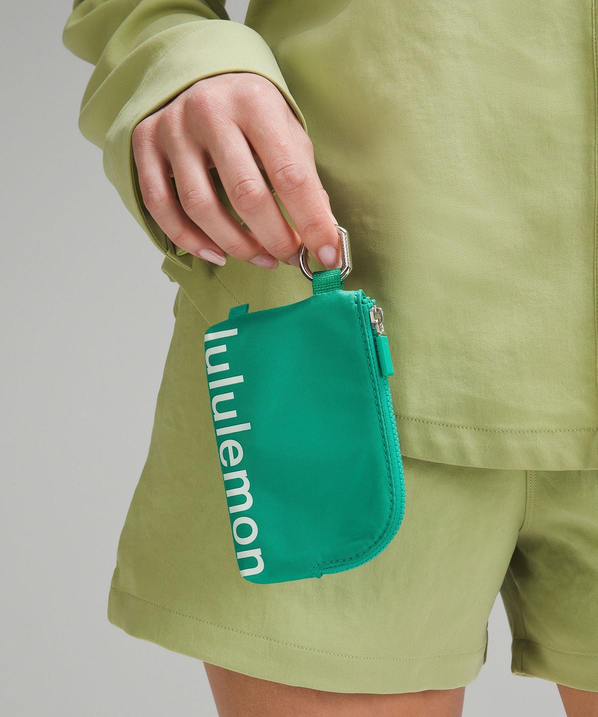 Green / Mint Bag Lululemon Clippable Card Pouch Wallets & Pouches | AU_LuLu90811