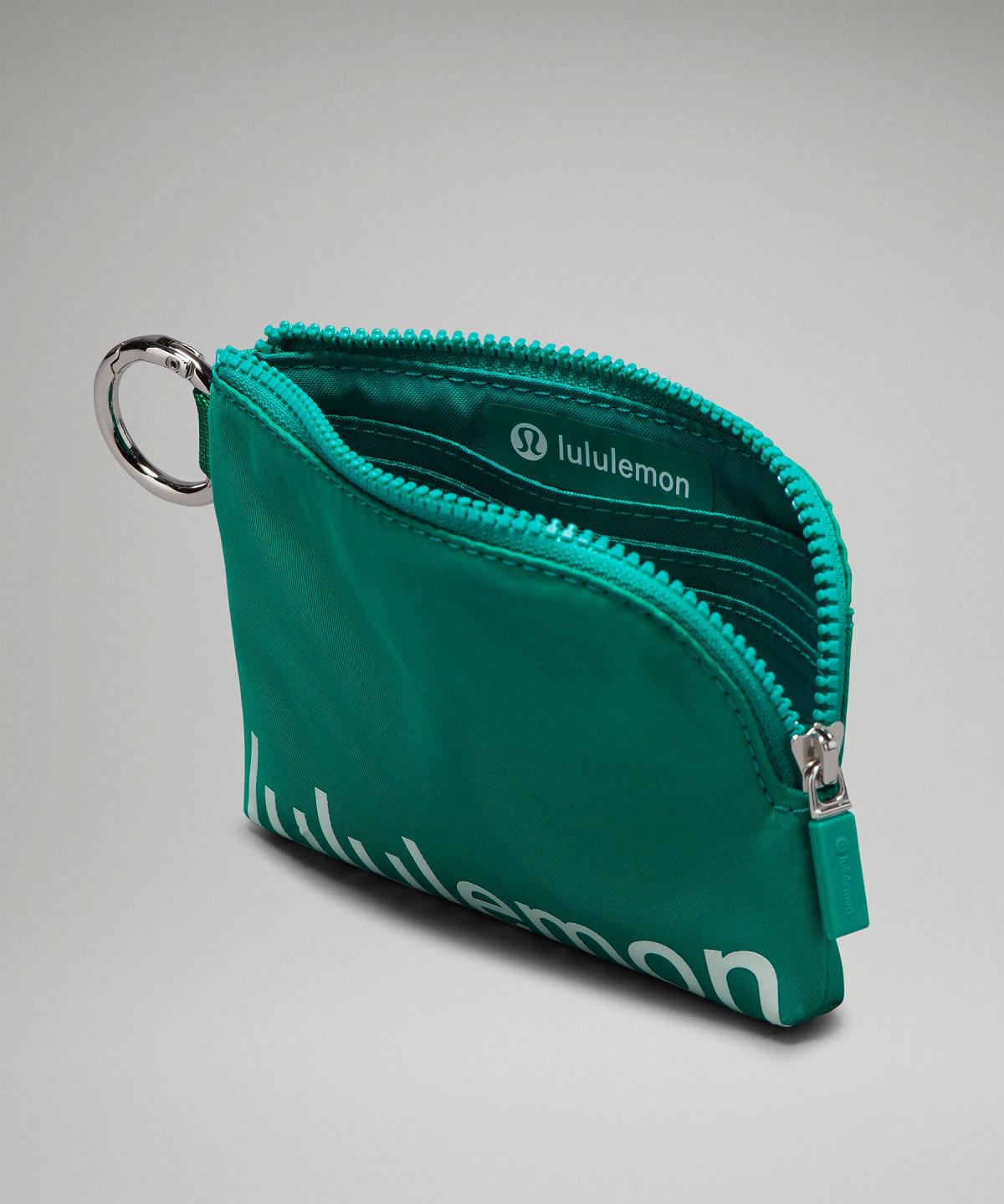 Green / Mint Bag Lululemon Clippable Card Pouch Wallets & Pouches | AU_LuLu90811