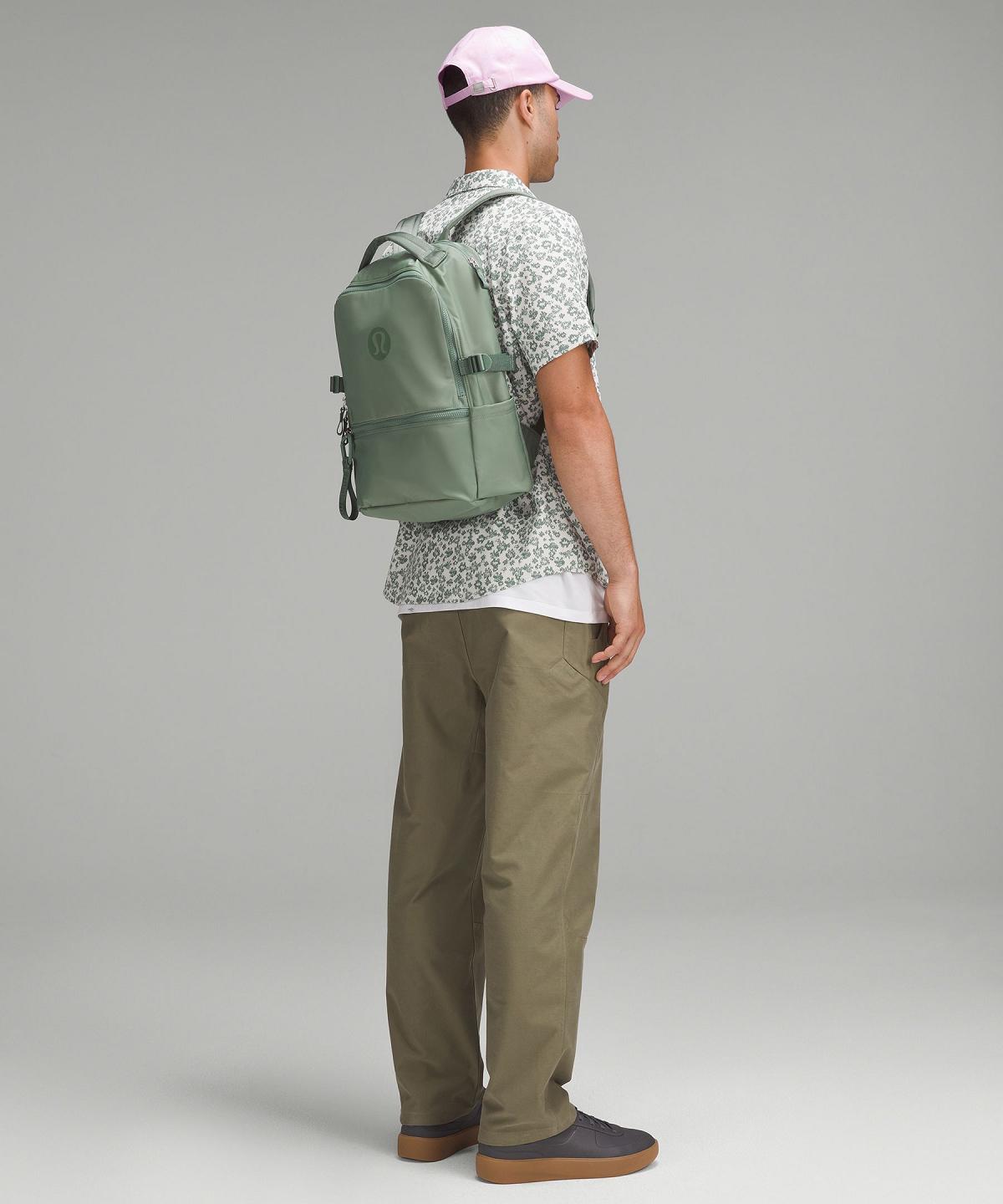 Grey Green Bag Lululemon New Crew 22L Backpacks | AU_LuLu45877