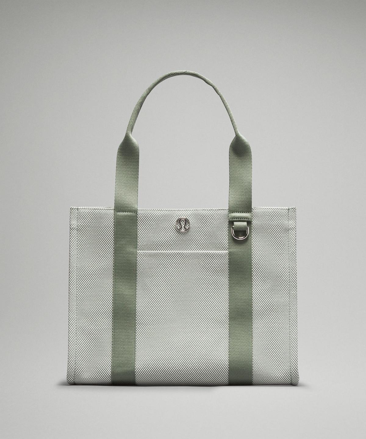 Grey Green Bag Lululemon Two-Tone Canvas 10L Tote Bag | AU_LuLu69299