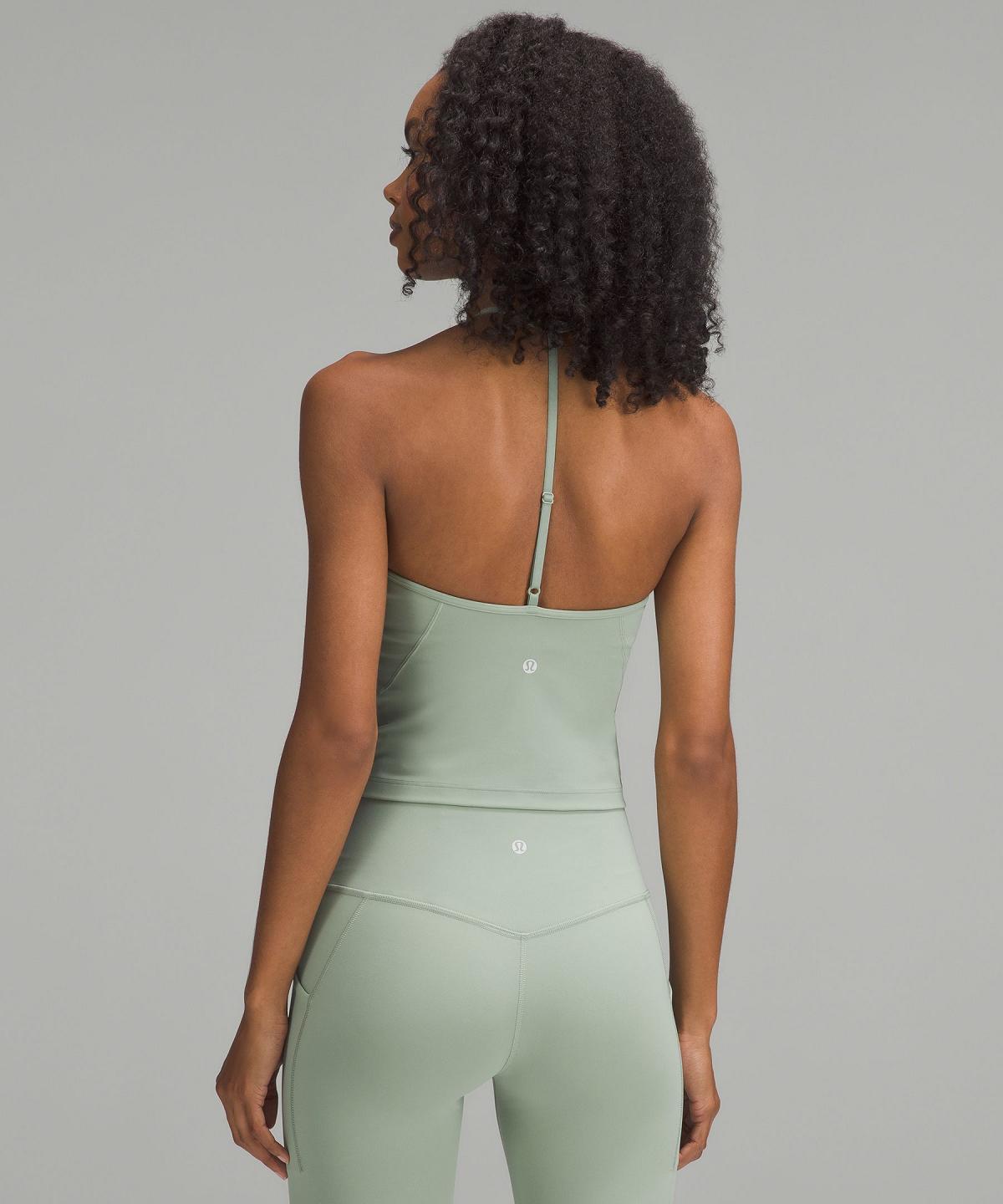 Grey Green Women Lululemon Align™ T-Strap Tank Top | AU_LuLu31699