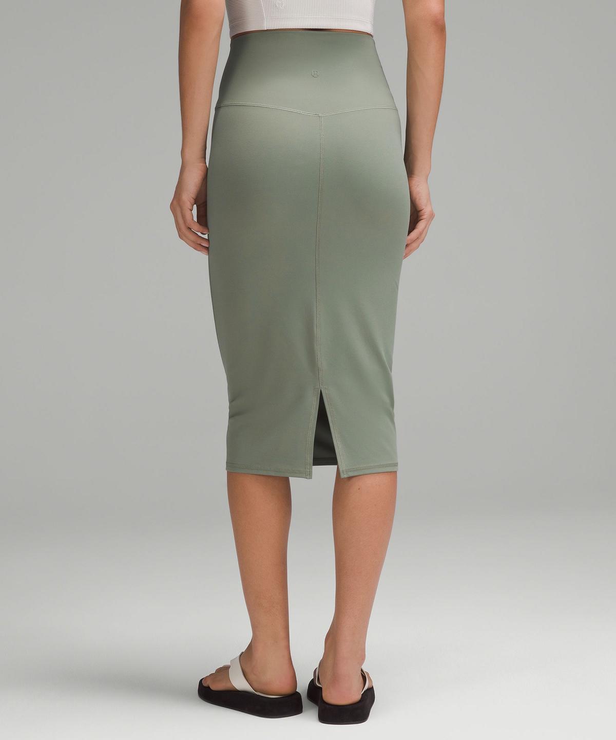 Grey Green Women Lululemon Nulu Slim-Fit High-Rise Skirts | AU_LuLu75392