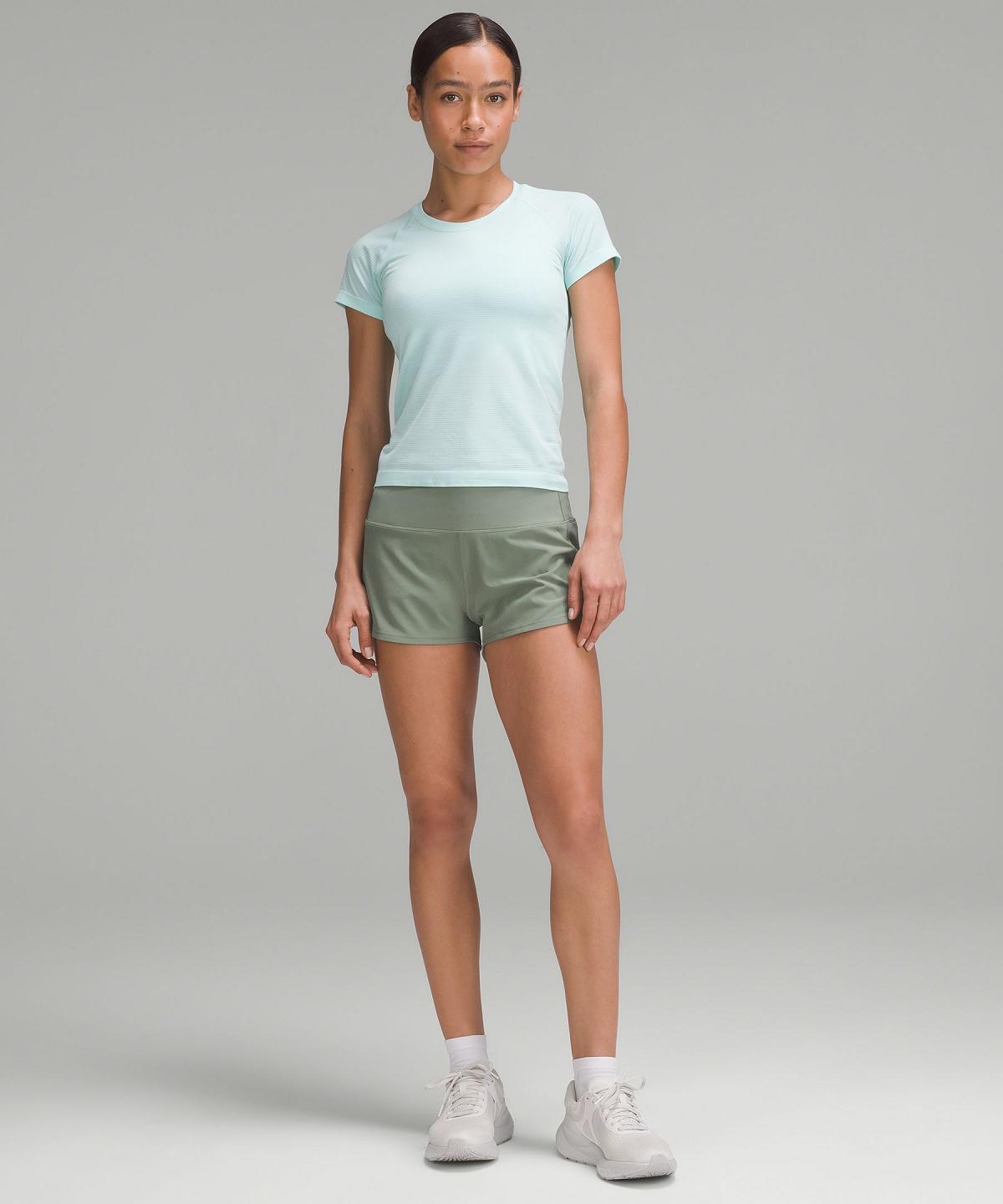 Grey Green Women Lululemon Speed Up High-Rise Lined 2.5" Shorts | AU_LuLu64990