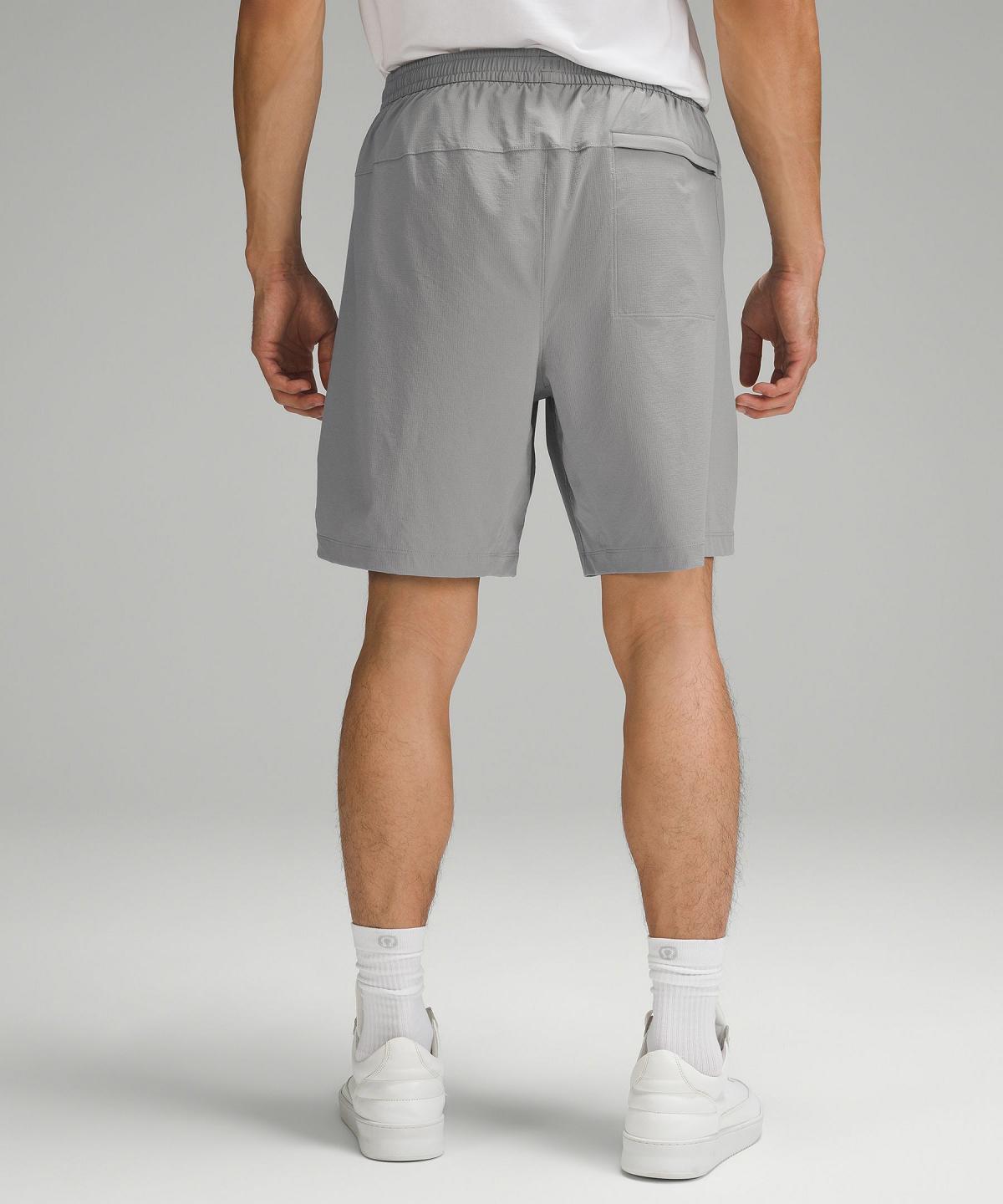 Grey Men Lululemon Bowline 8" Shorts | AU_LuLu60172