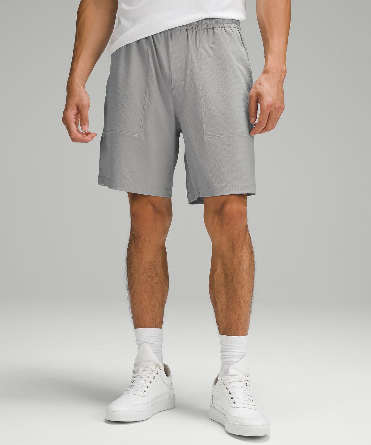 Grey Men Lululemon Bowline 8" Shorts | AU_LuLu60172