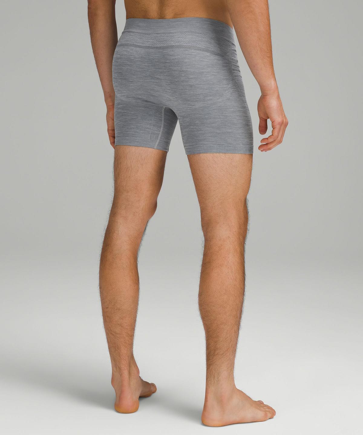 Grey Men Lululemon Rapid Vent Tech Boxer 5" Underwear | AU_LuLu11977