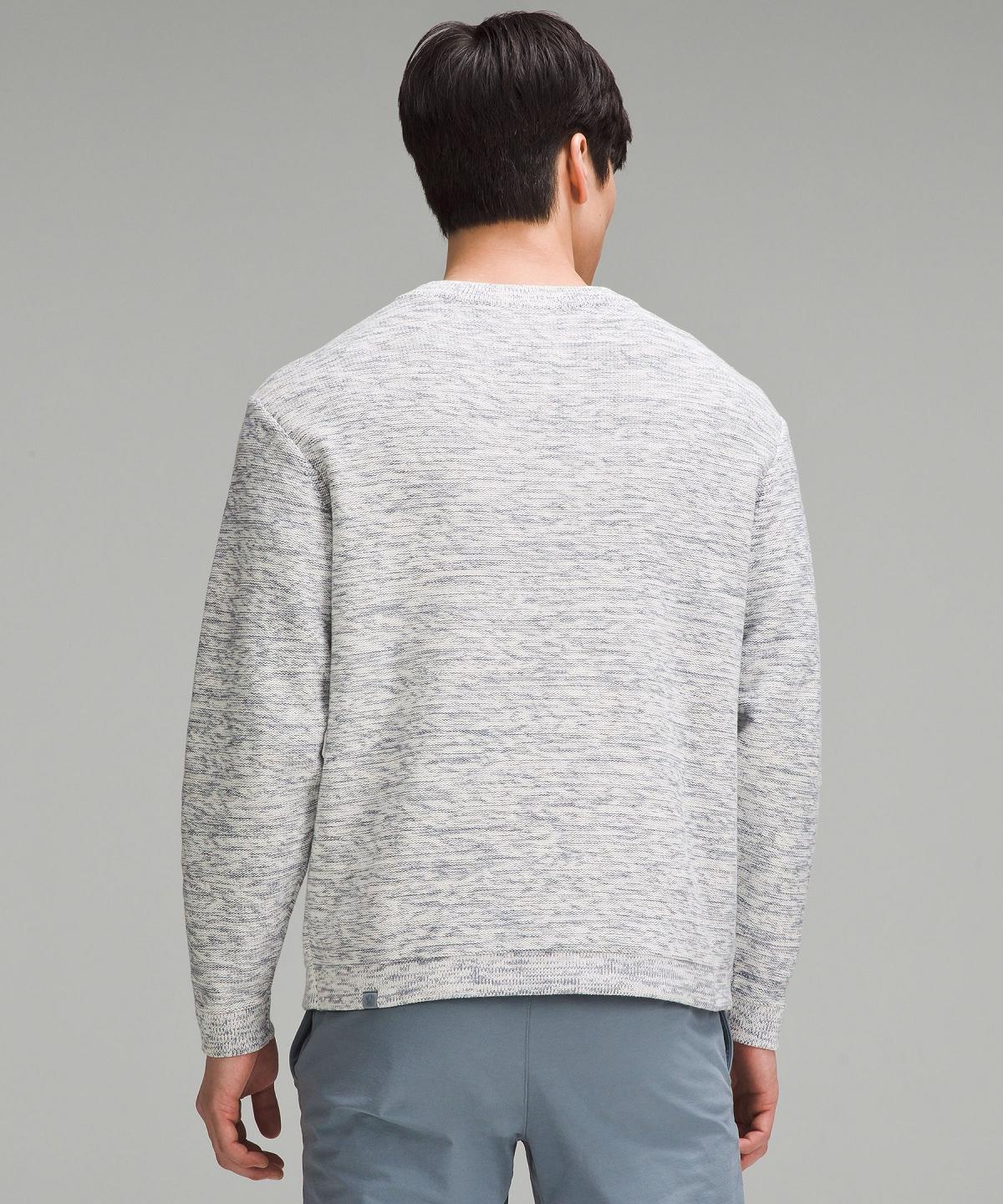 Grey Men Lululemon Relaxed-Fit Crewneck Knit Sweaters | AU_LuLu40260