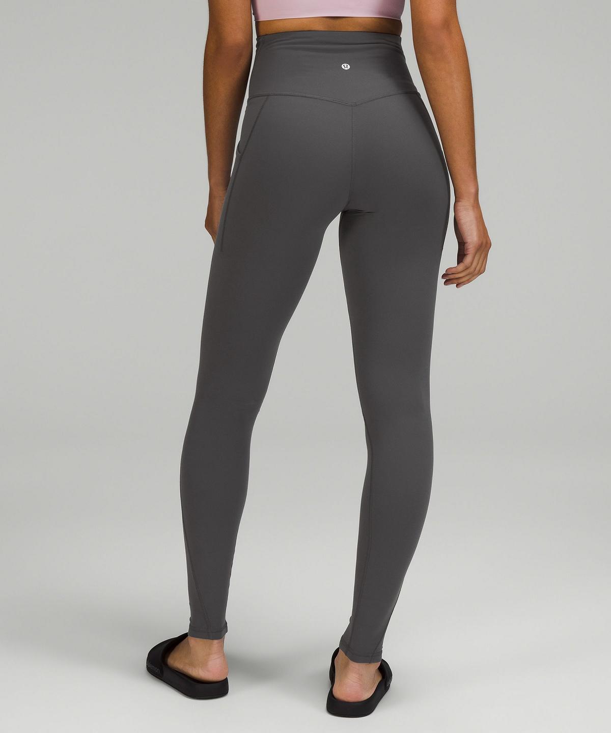 Grey Women Lululemon Align™ High-Rise Pant with Pockets 31" Leggings | AU_LuLu32738