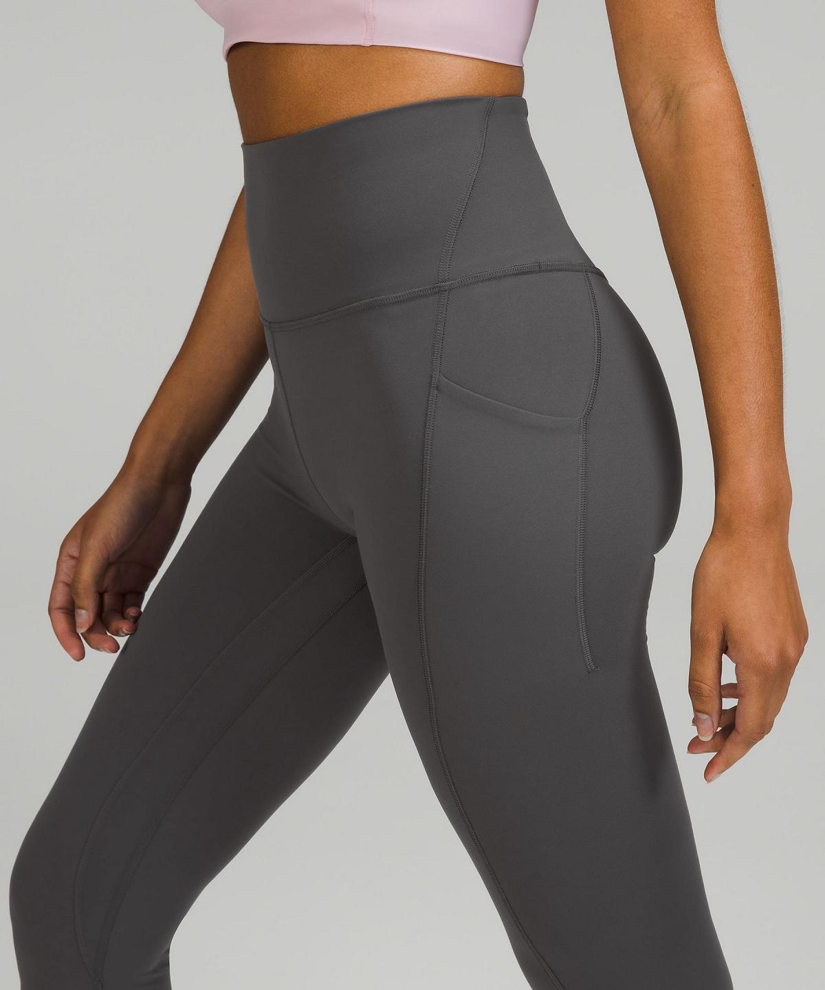 Grey Women Lululemon Align™ High-Rise Pant with Pockets 31" Leggings | AU_LuLu32738