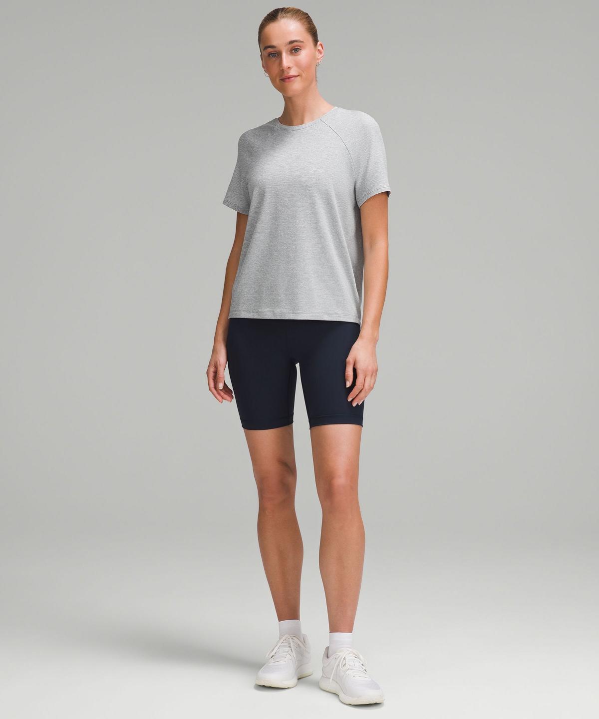 Grey Women Lululemon License to Train Classic-Fit T-Shirt Shirts | AU_LuLu56522