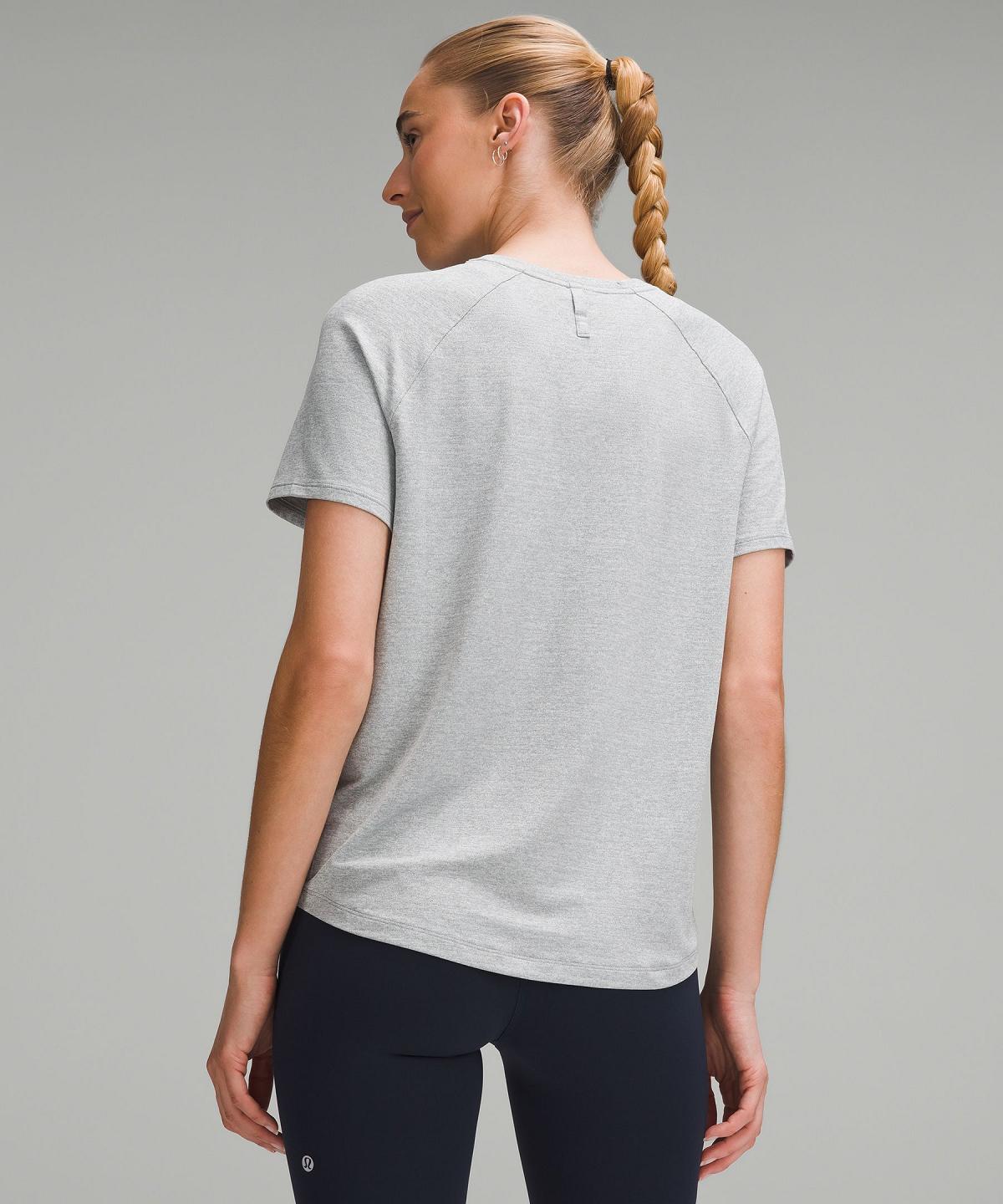 Grey Women Lululemon License to Train Classic-Fit T-Shirt Shirts | AU_LuLu56522