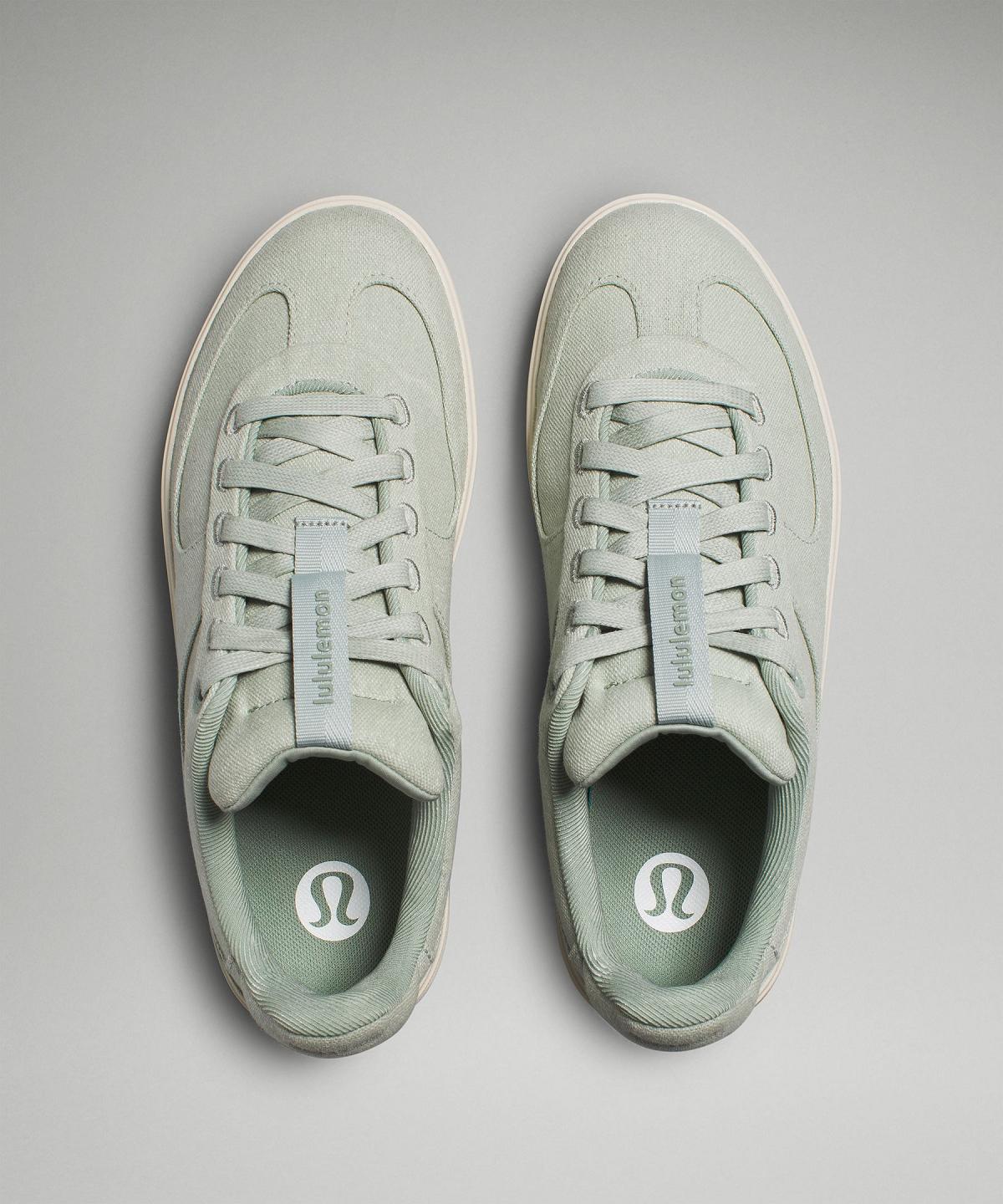 Grey / Beige White Women Lululemon Cityverse Women's Canvas Sneaker Shoes | AU_LuLu10116