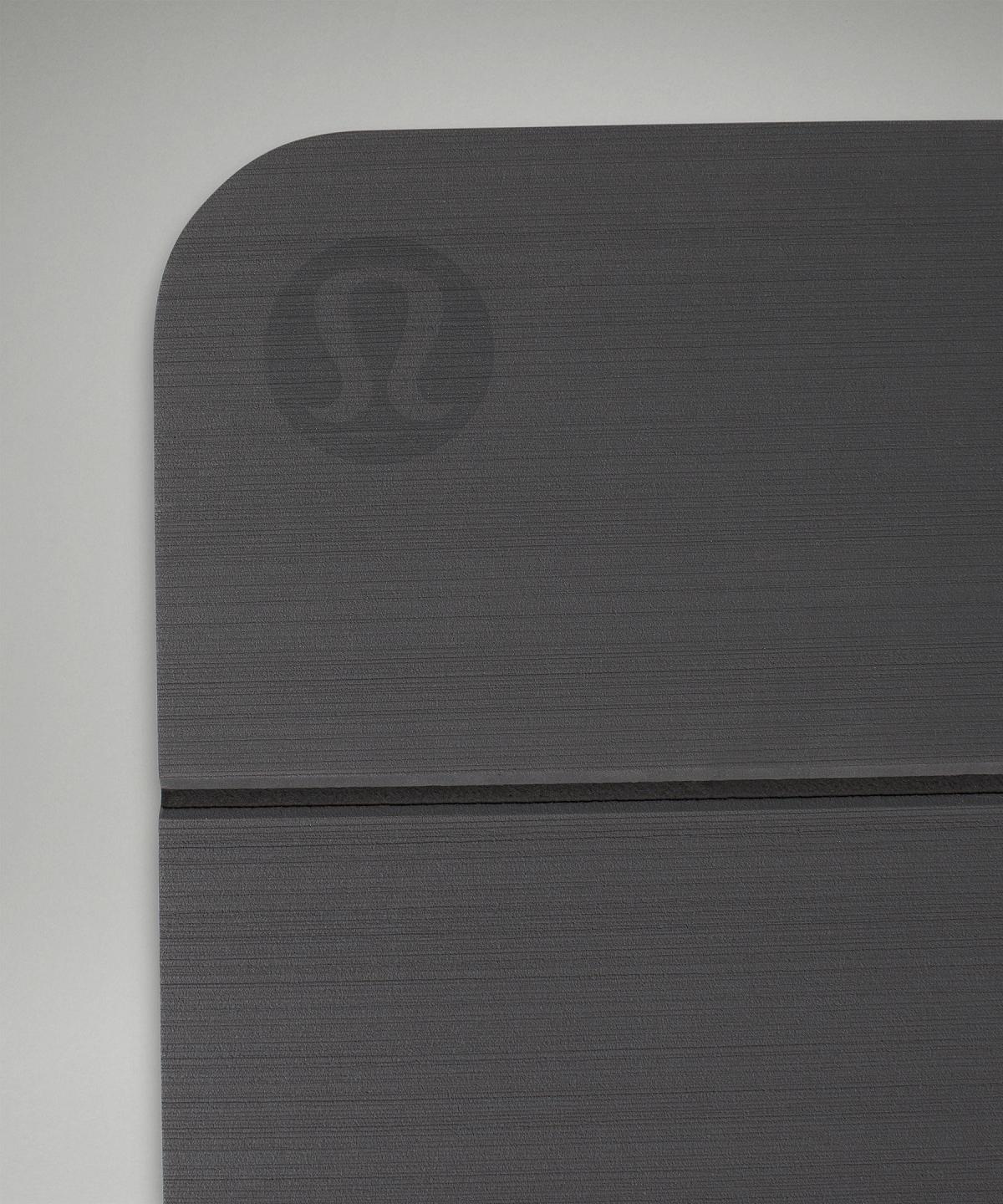 Grey / Black Women Lululemon The Foldable Mat 6.5mm Yoga Mats | AU_LuLu95690