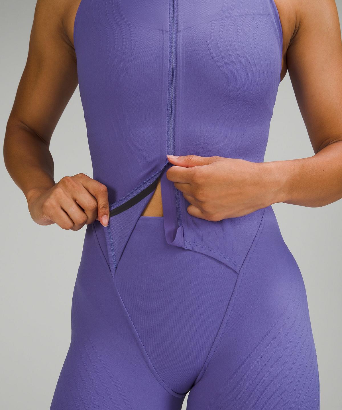 Indigo Women Lululemon SenseKnit Running One-Piece Jumpsuit | AU_LuLu32364