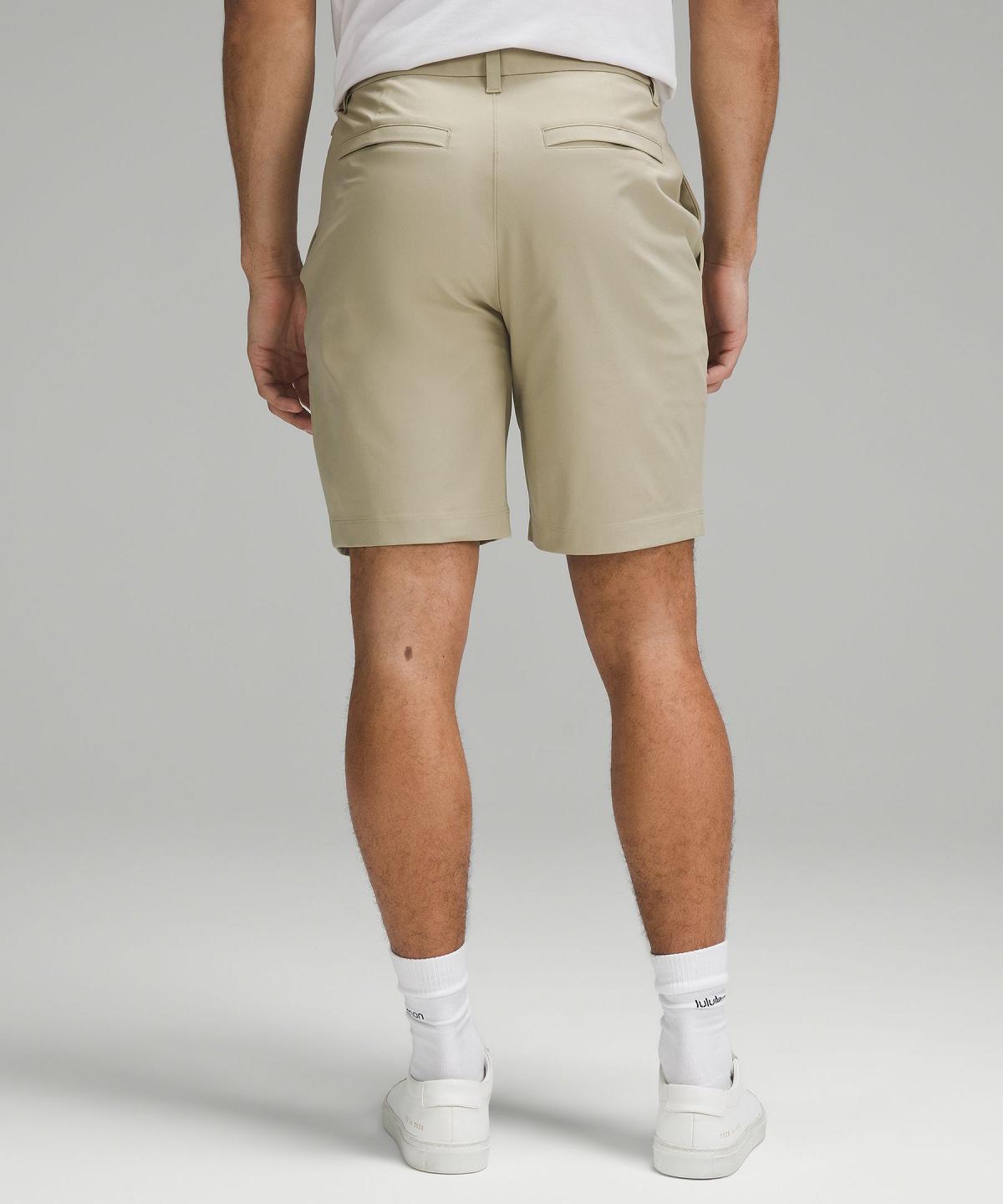 Khaki Men Lululemon ABC Classic-Fit 9" Shorts | AU_LuLu97798