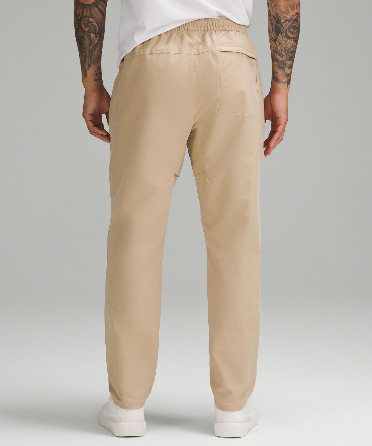 Khaki Men Lululemon Utilitech Classic-Fit Pull-On Pants | AU_LuLu68144