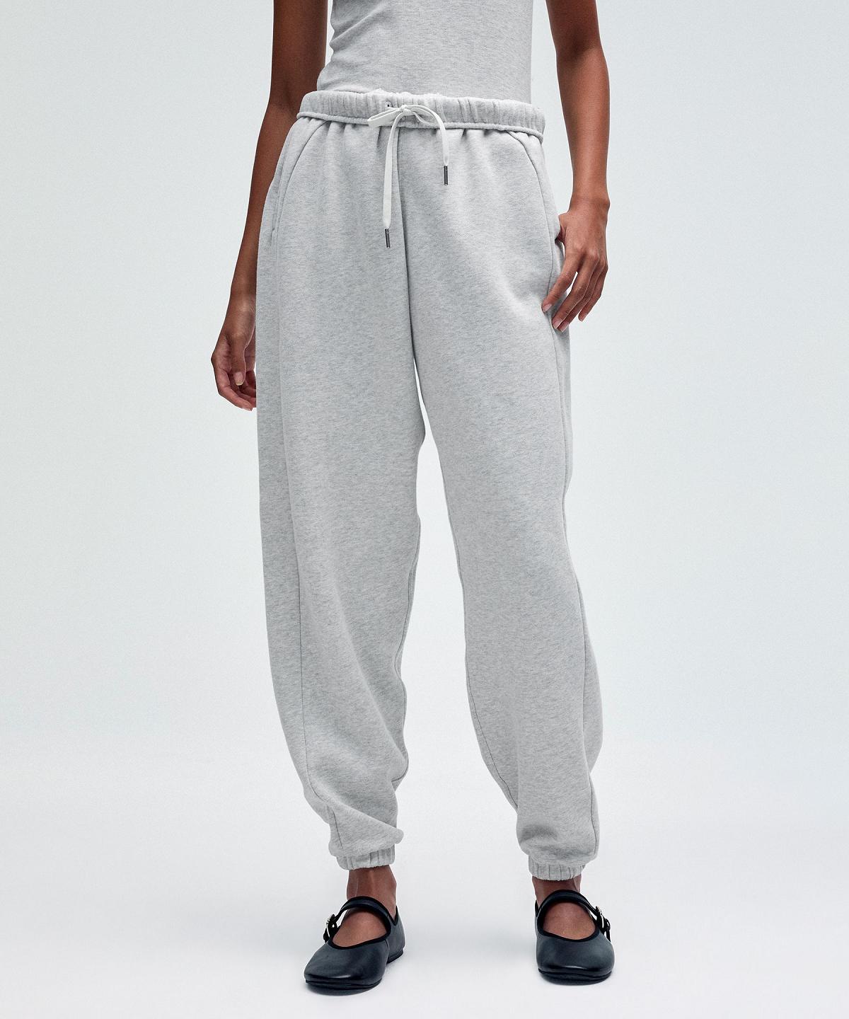 Light Grey Women Lululemon Scuba Mid-Rise Oversized Joggers | AU_LuLu62324