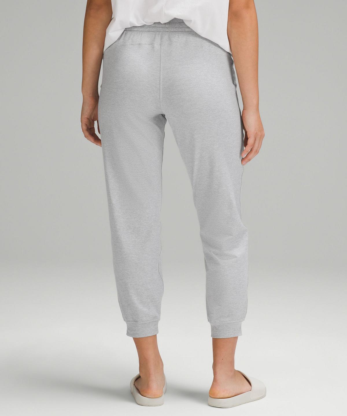 Light Grey Women Lululemon Soft Jersey Classic-Fit Mid-Rise Pants | AU_LuLu76910