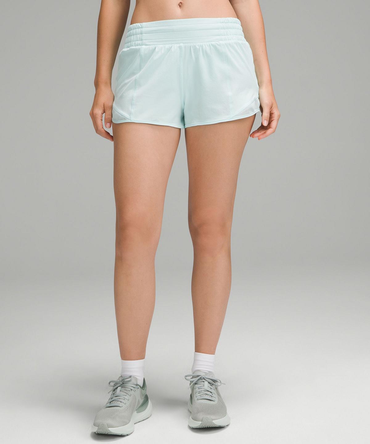 Mint Women Lululemon Hotty Hot High-Rise Lined 2.5" Shorts | AU_LuLu41550