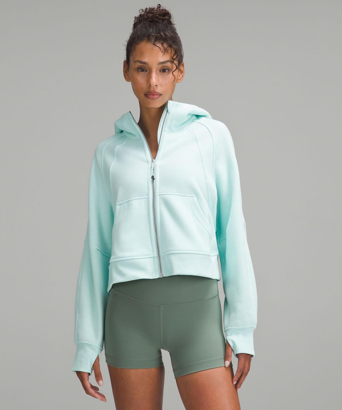 Mint Women Lululemon Scuba Oversized Full-Zip Hoodies & Sweatshirts | AU_LuLu63678