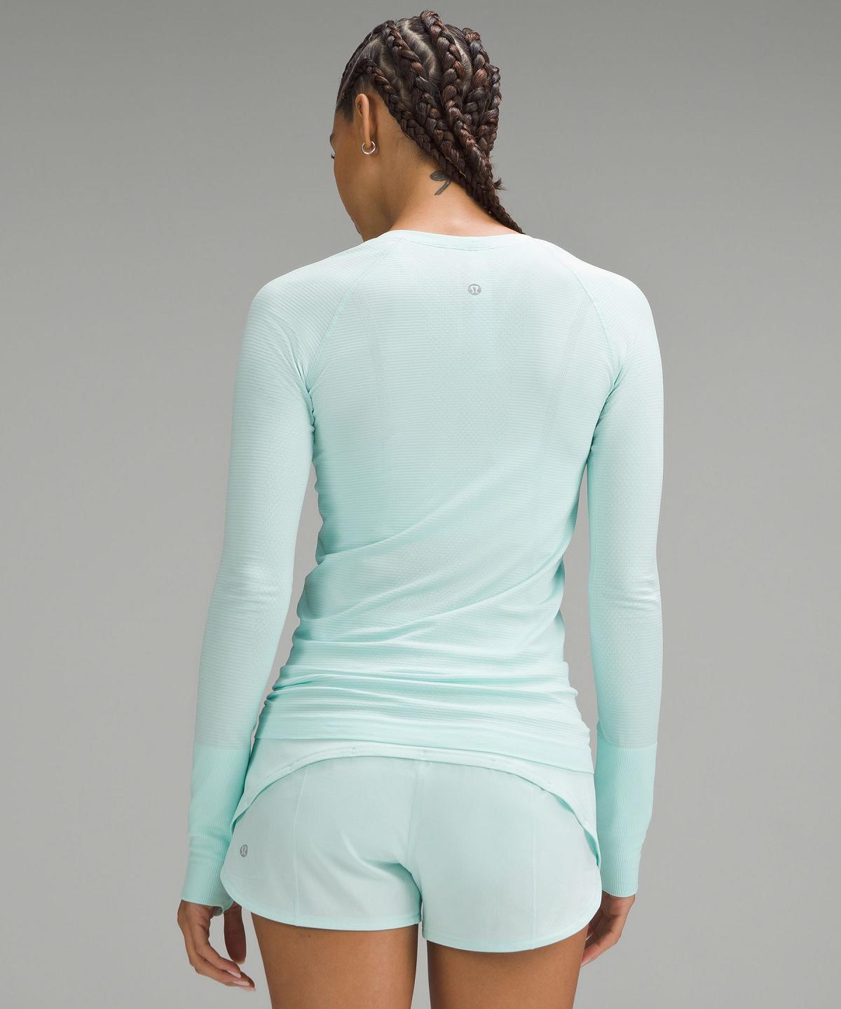 Mint Women Lululemon Swiftly Tech 2.0 Long Sleeve Shirts | AU_LuLu59837