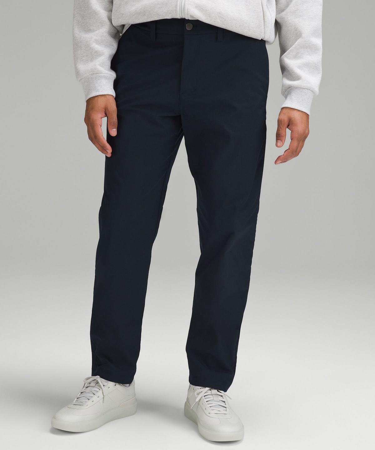 Navy Men Lululemon ABC Classic-Fit 30"L Pants | AU_LuLu45398