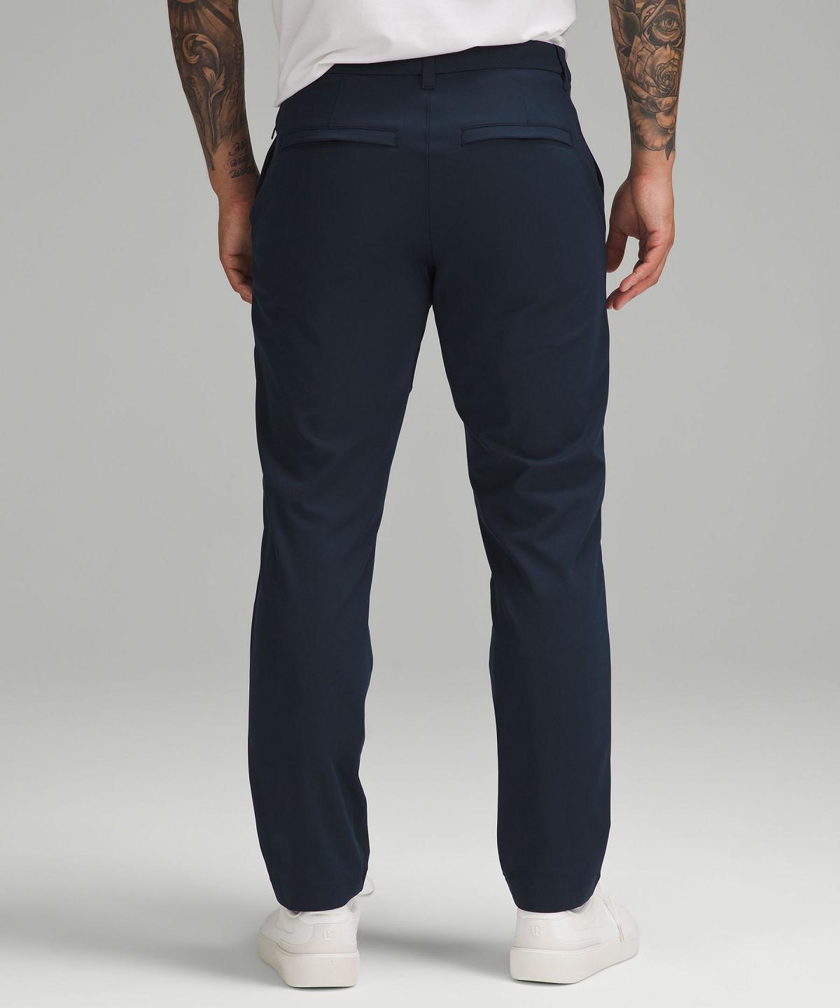 Navy Men Lululemon ABC Classic-Fit 32"L Pants | AU_LuLu77395