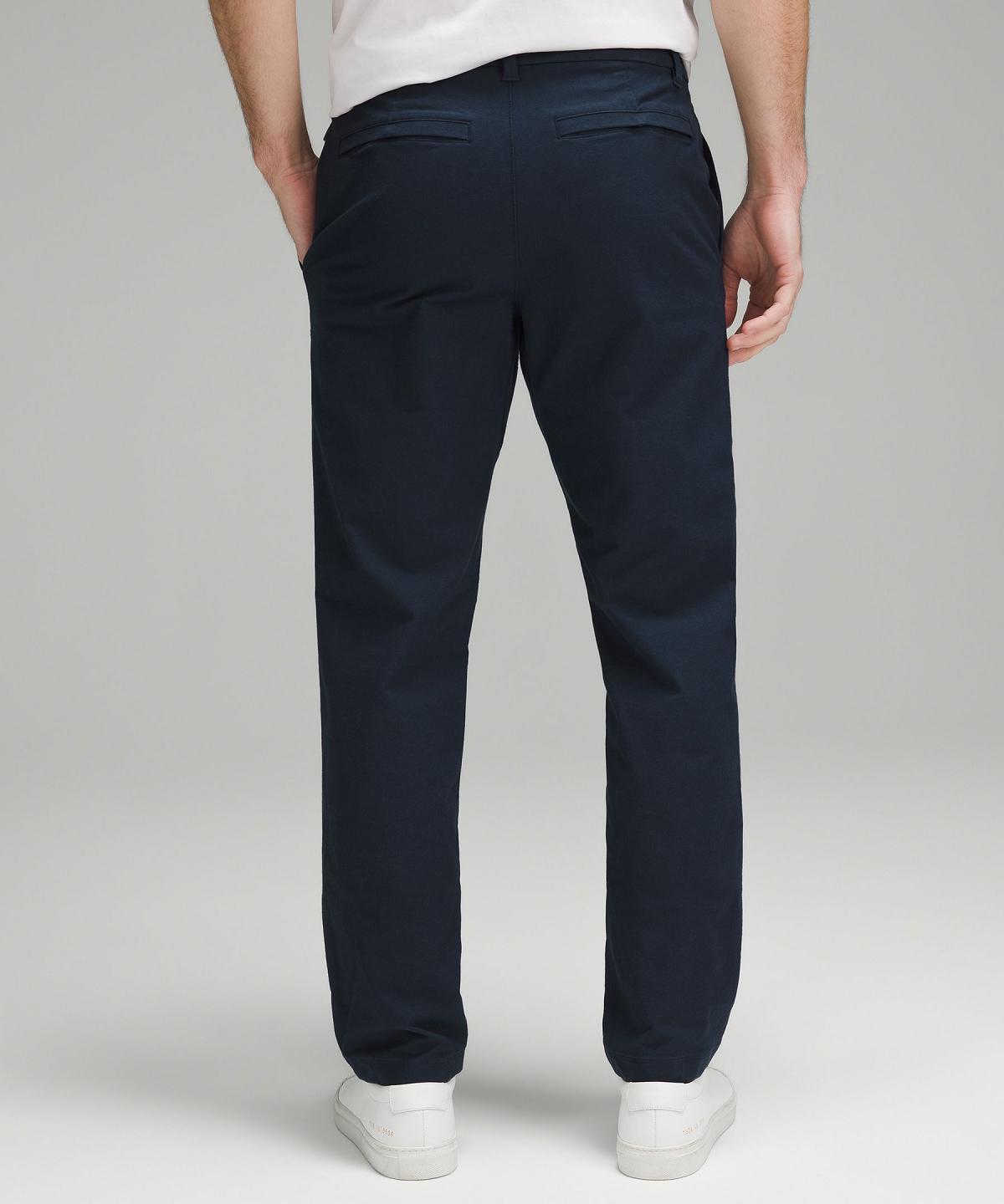 Navy Men Lululemon ABC Classic-Fit 32"L Pants | AU_LuLu64573