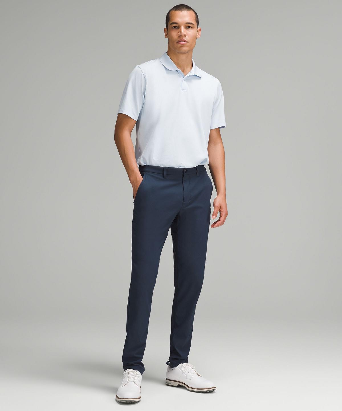 Navy Men Lululemon ABC Slim-Fit Golf 30"L Pants | AU_LuLu85564