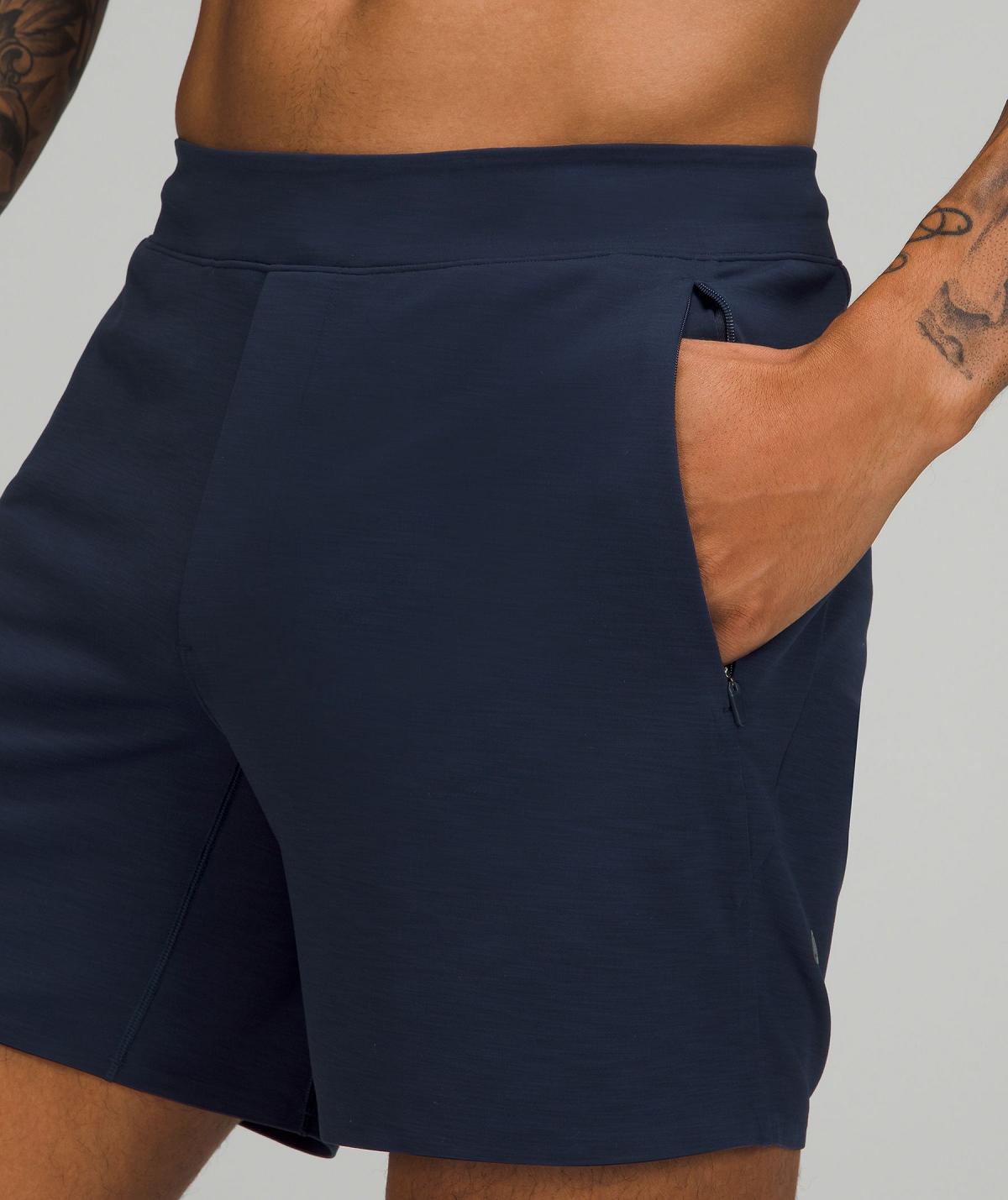 Navy Men Lululemon Balancer 6" Shorts | AU_LuLu49531