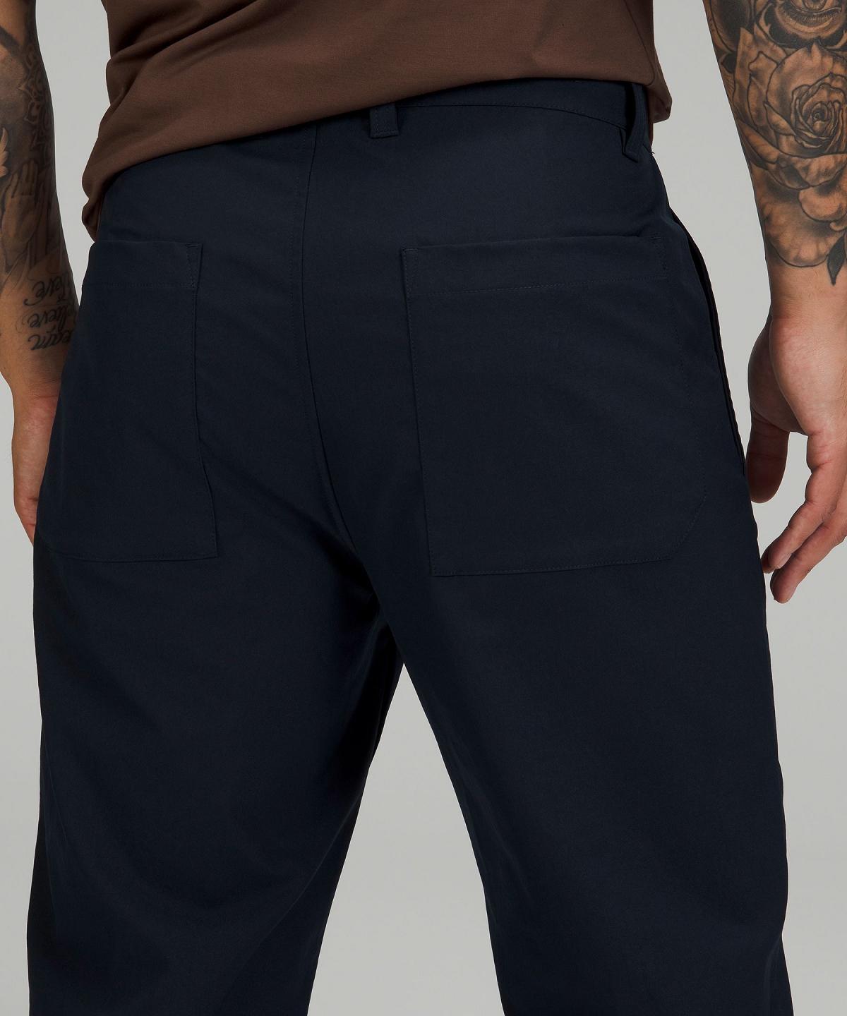 Navy Men Lululemon Relaxed-Tapered Smooth Twill Pants | AU_LuLu61067