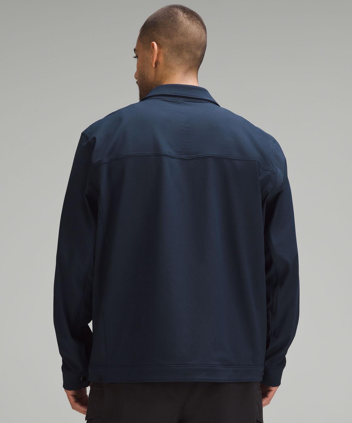 Navy Men Lululemon Twill Utility Jacket Hoodies & Sweatshirts | AU_LuLu87505