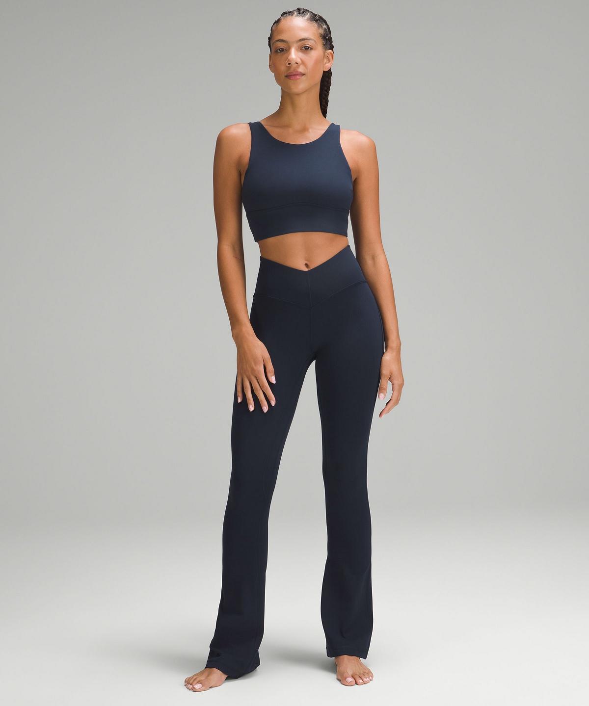 Navy Women Lululemon Align™ V-Waist Mini-Flare Pant Leggings | AU_LuLu38768