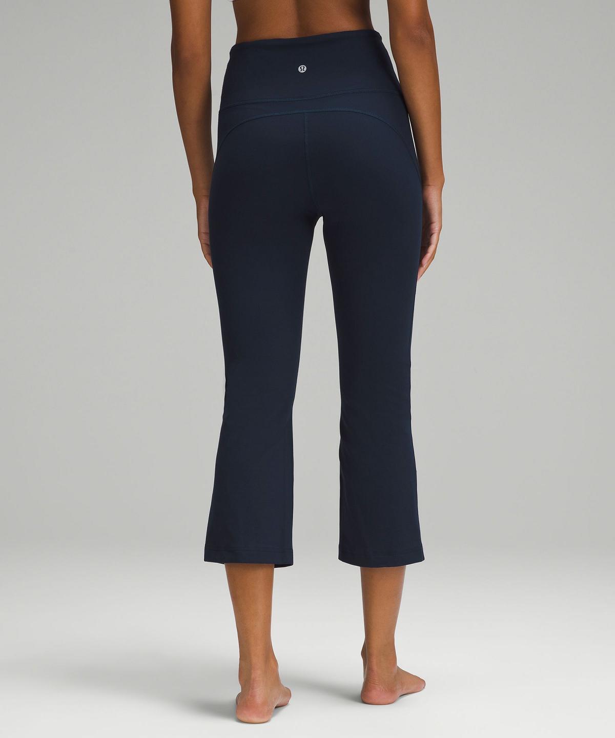 Navy Women Lululemon Groove Super-High-Rise Crop 23" Leggings | AU_LuLu58177