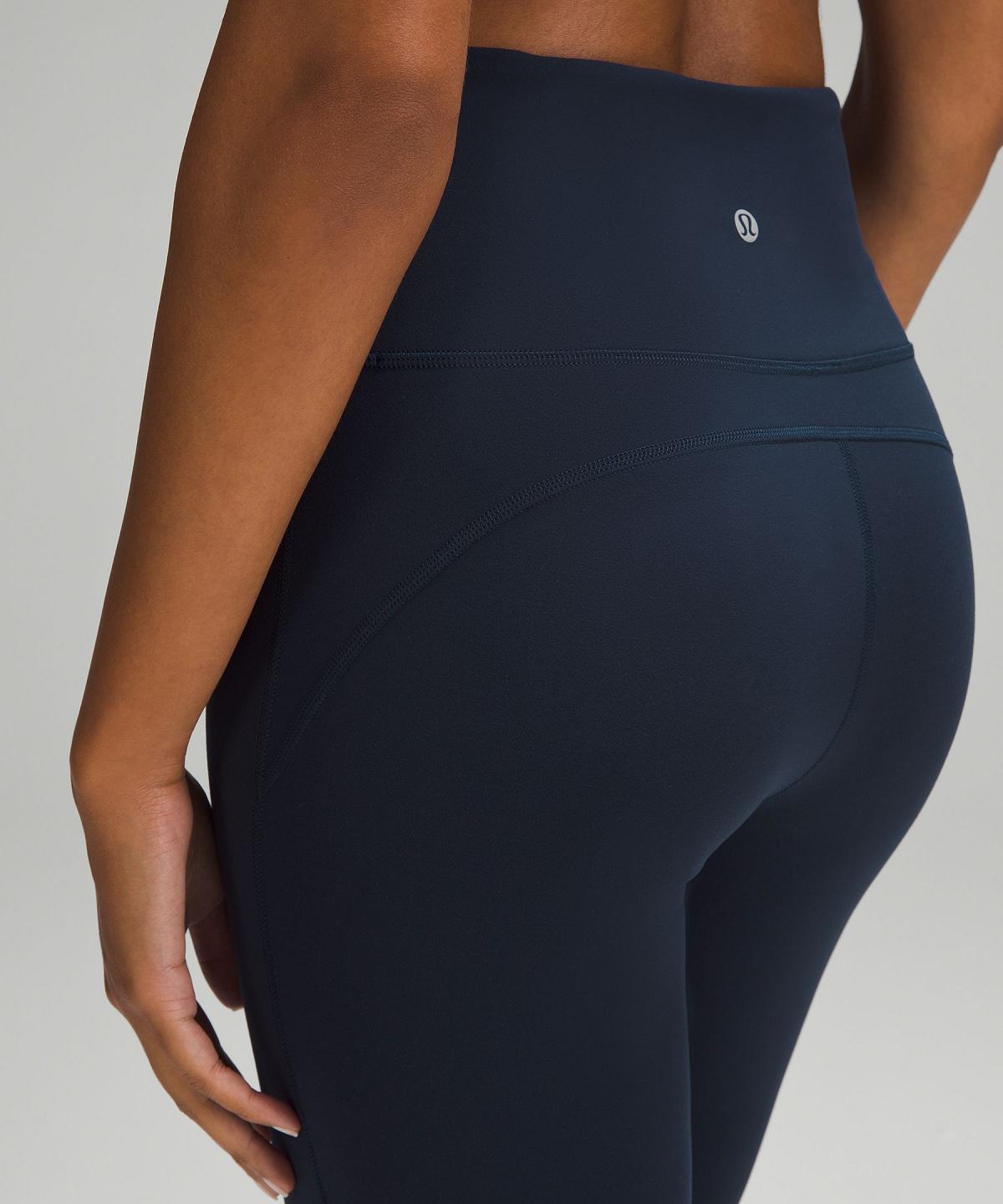 Navy Women Lululemon Groove Super-High-Rise Crop 23" Leggings | AU_LuLu58177