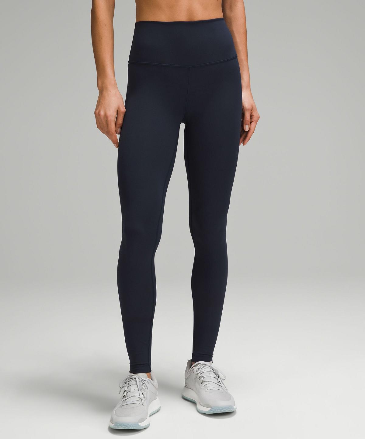 Navy Women Lululemon Wunder Train High-Rise Tight 31" Leggings | AU_LuLu28979