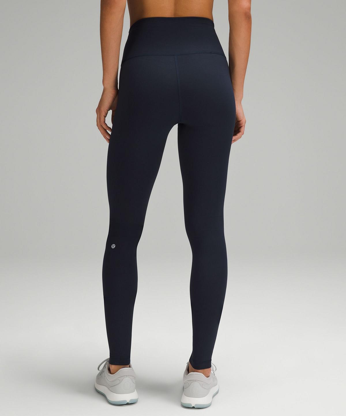 Navy Women Lululemon Wunder Train High-Rise Tight 31" Pants | AU_LuLu46102