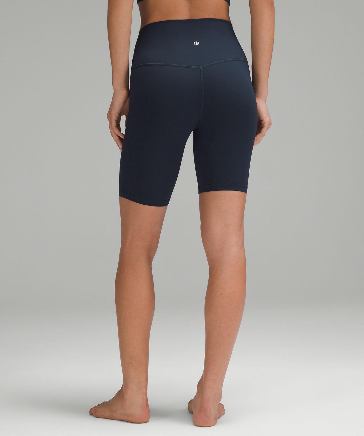 Navy Women Lululemon lululemon Align™ High-Rise 8" Shorts | AU_LuLu29752