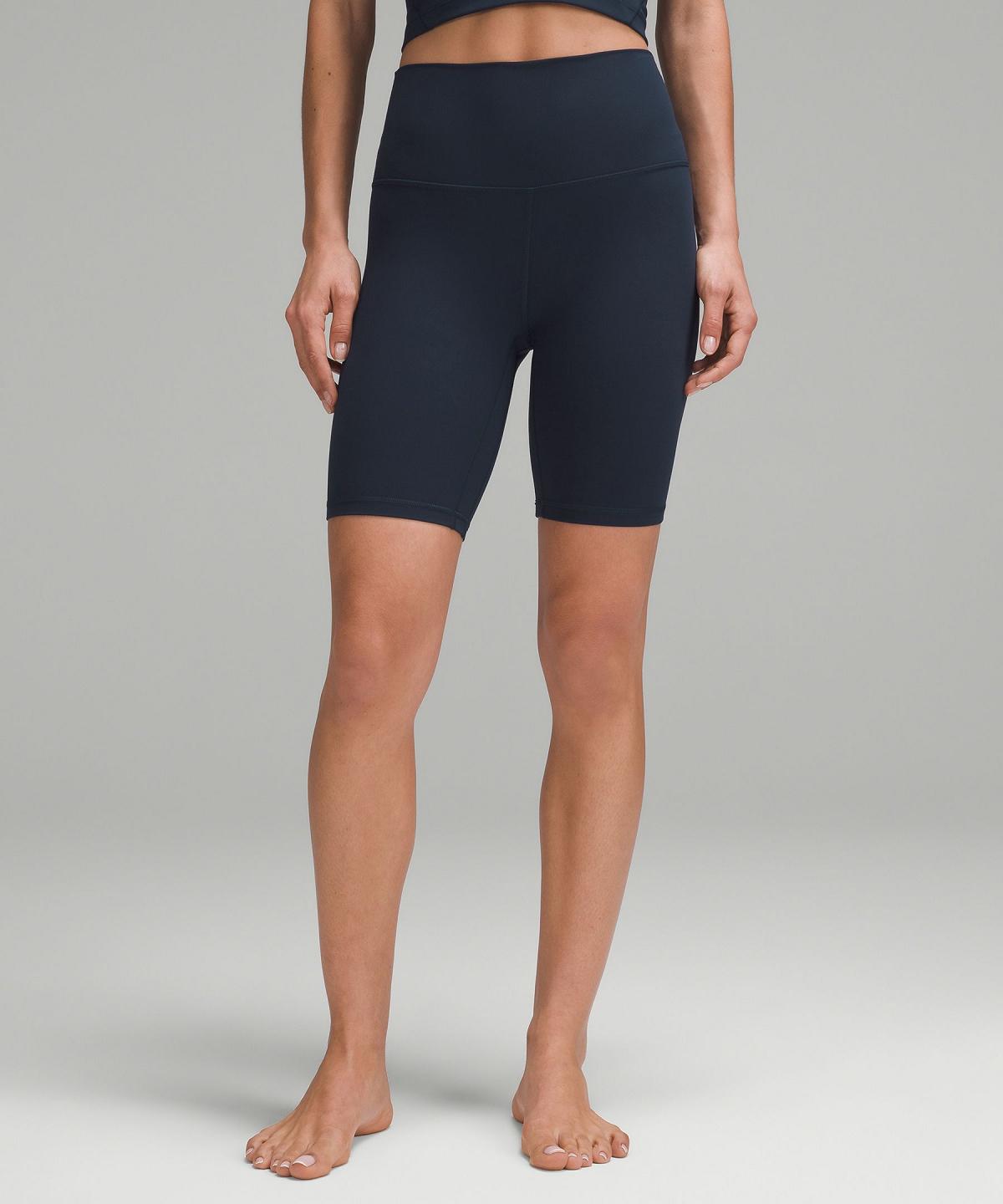 Navy Women Lululemon lululemon Align™ High-Rise 8" Shorts | AU_LuLu29752