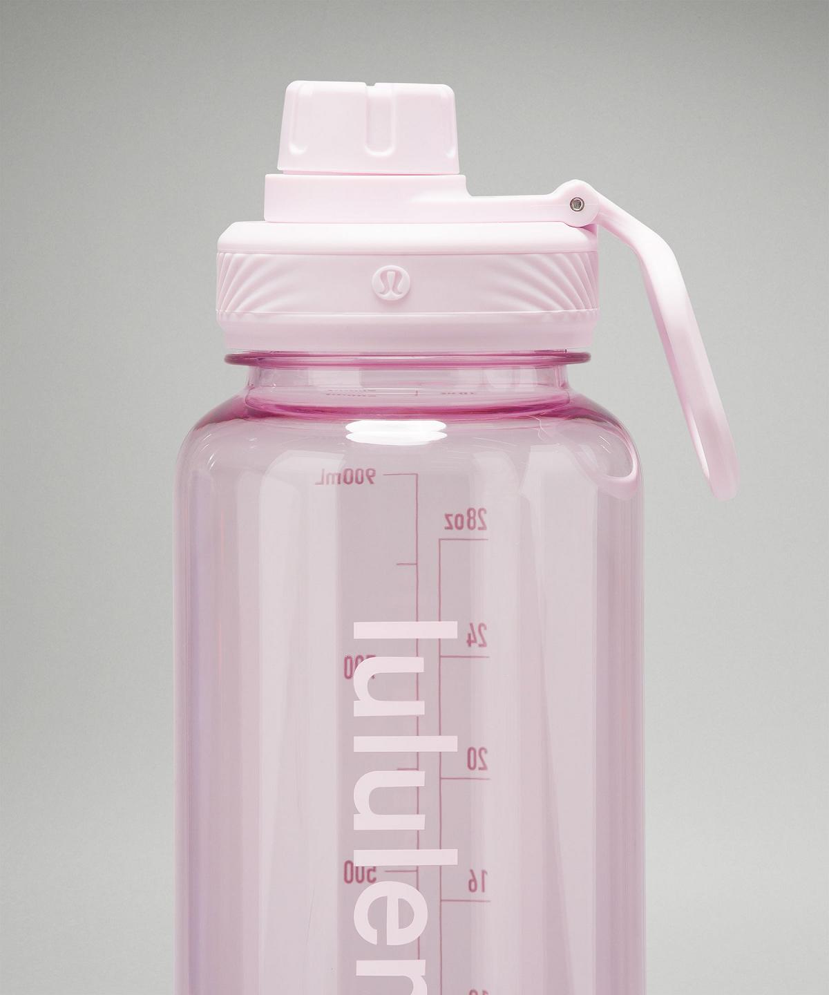 Pink Men Lululemon Back to Life Clear Bottle 32oz Water Bottles | AU_LuLu96879