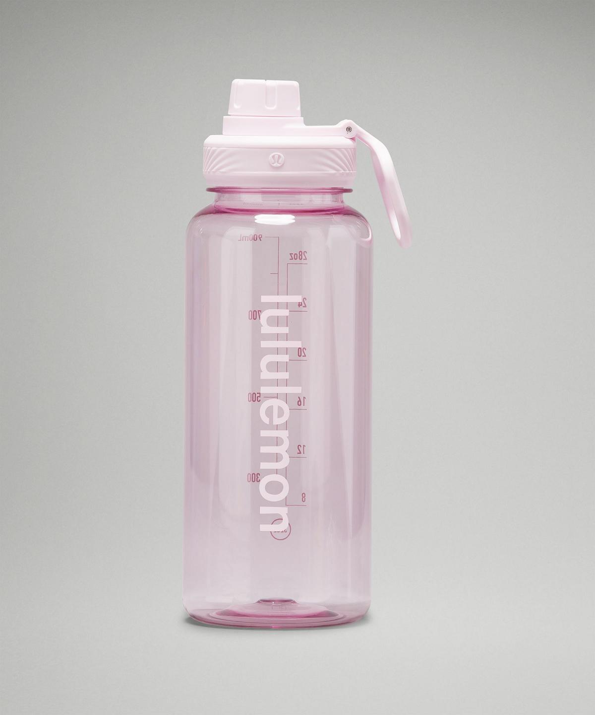 Pink Men Lululemon Back to Life Clear Bottle 32oz Water Bottles | AU_LuLu96879