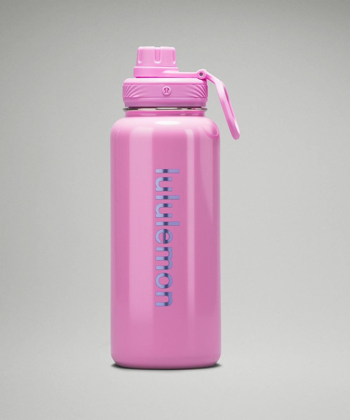 Pink Men Lululemon Back to Life Sport Bottle 32oz Water Bottles | AU_LuLu53877