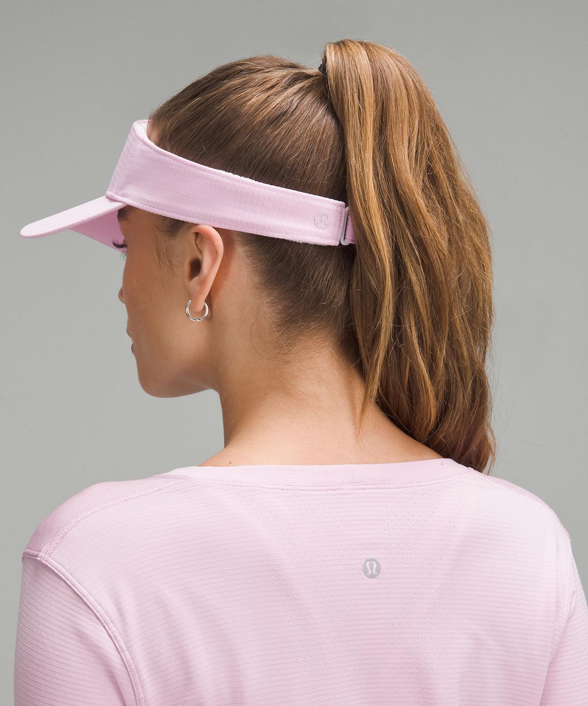 Pink Men Lululemon Removable Sweatband All-Sport Visor Hats | AU_LuLu92585