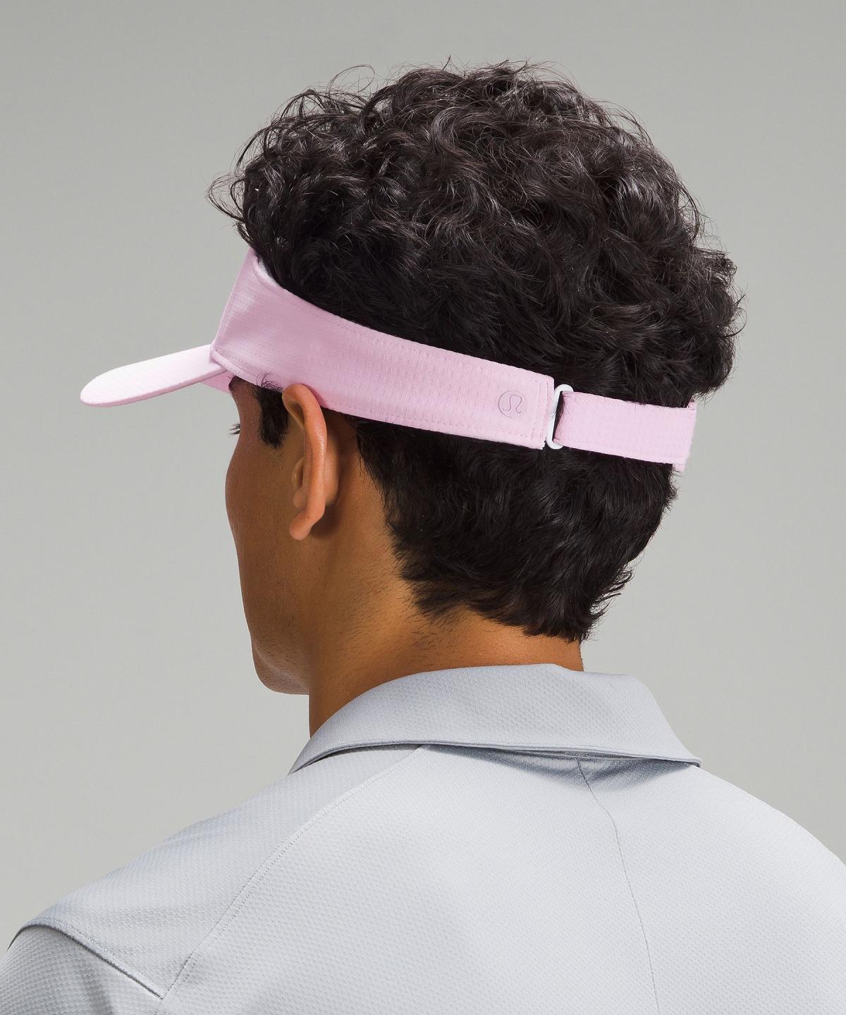 Pink Men Lululemon Removable Sweatband All-Sport Visor Hats | AU_LuLu92585