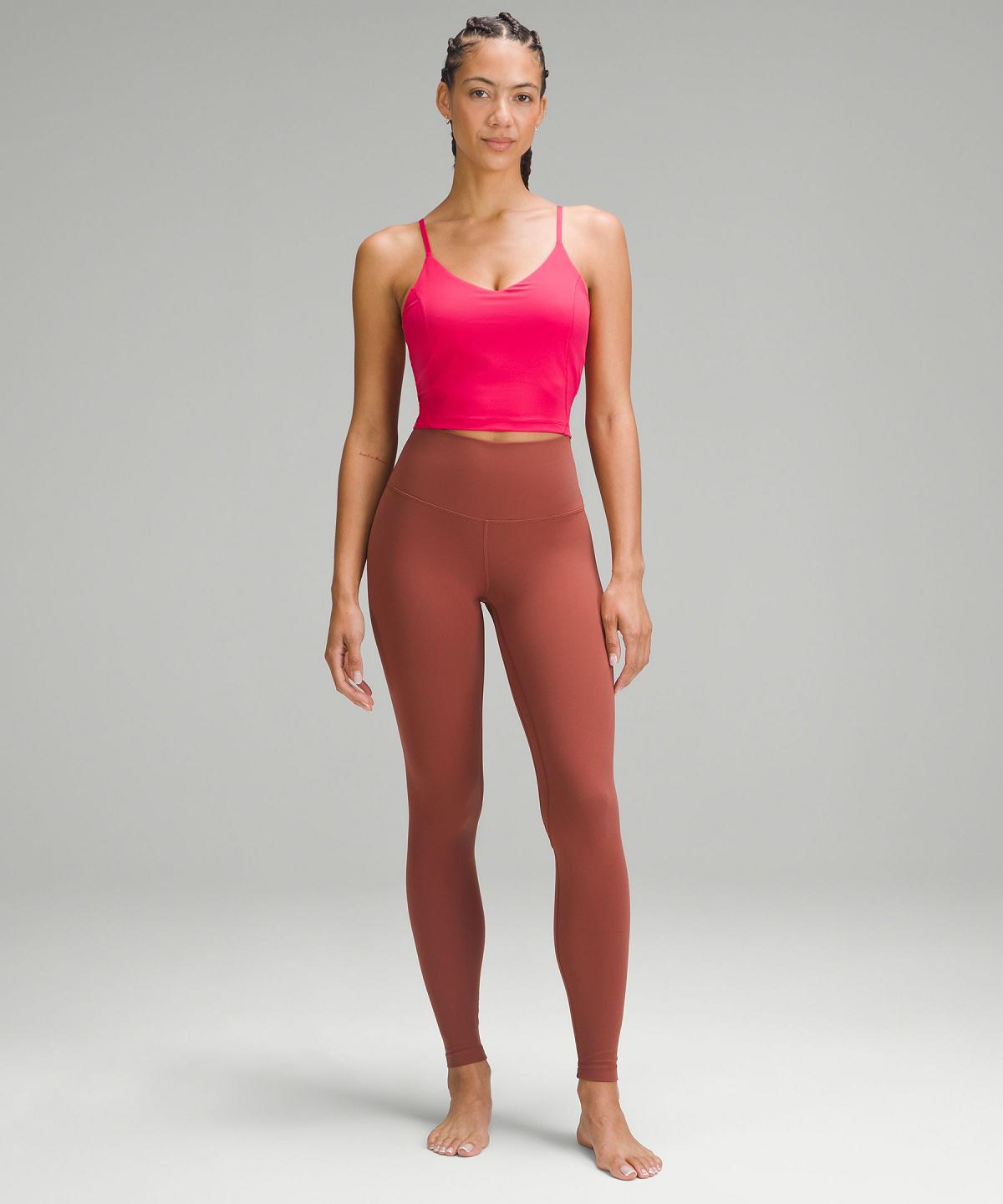 Pink Women Lululemon Align™ Cropped Cami Shirts | AU_LuLu21515