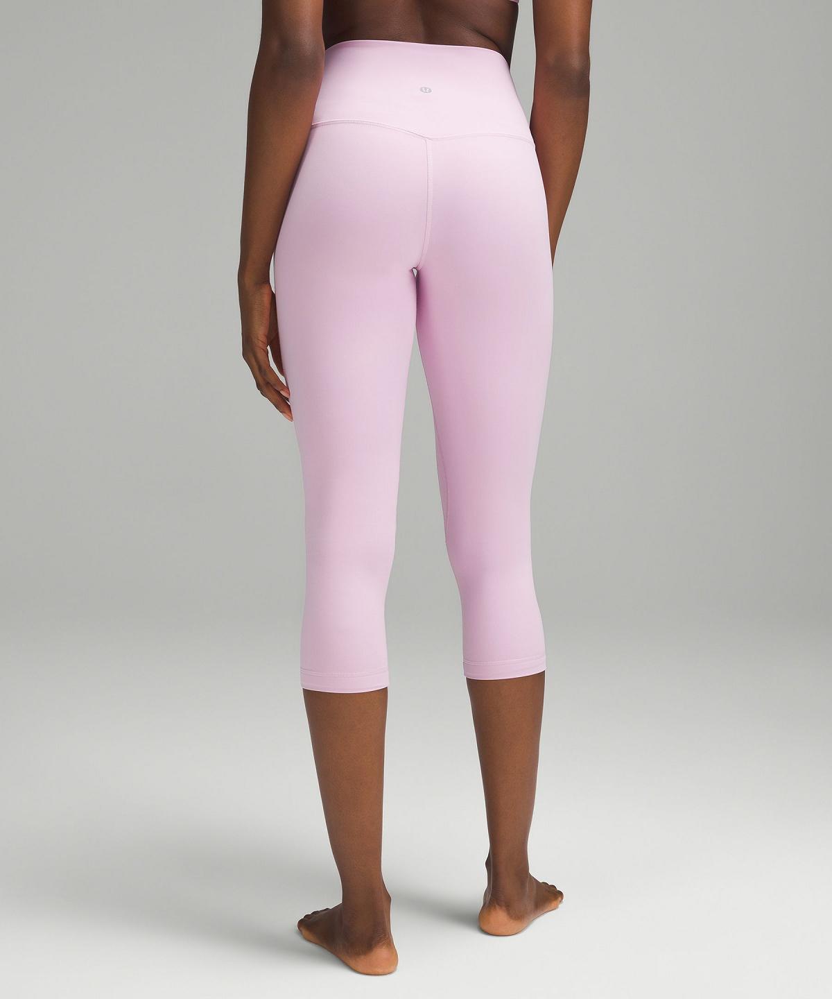 Pink Women Lululemon Align™ High-Rise Crop 21" Leggings | AU_LuLu95683