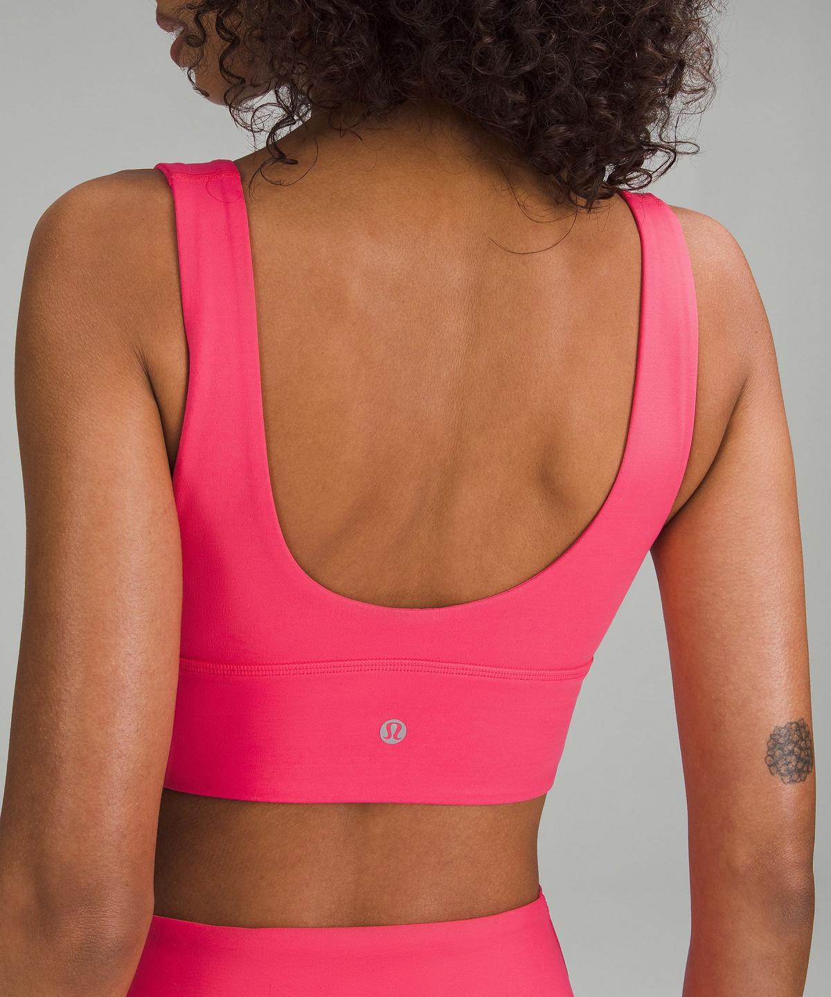 Pink Women Lululemon Align™ V-Neck Sports Bra | AU_LuLu92930