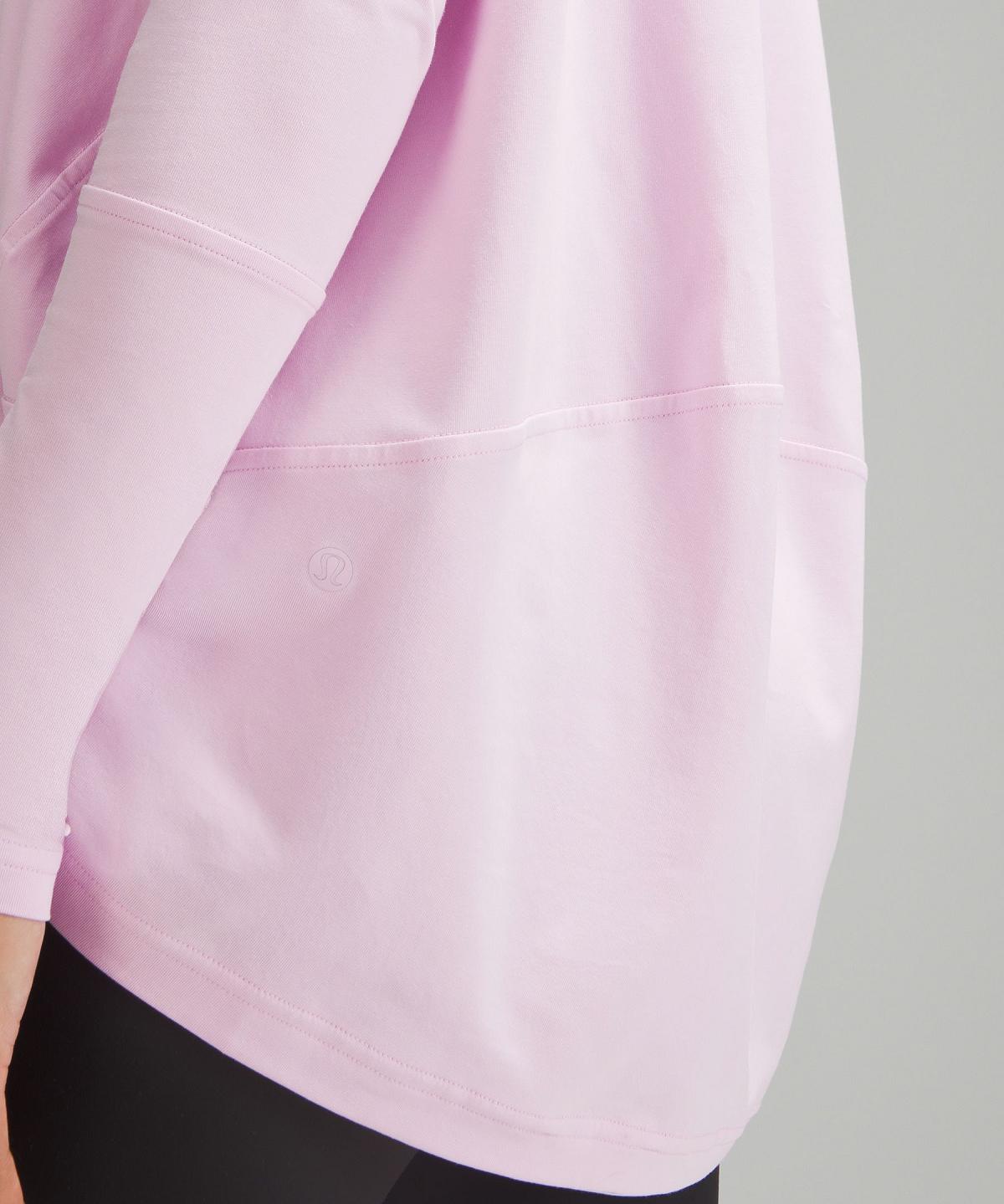 Pink Women Lululemon Back In Action V-Neck Long Sleeve Shirts | AU_LuLu96813