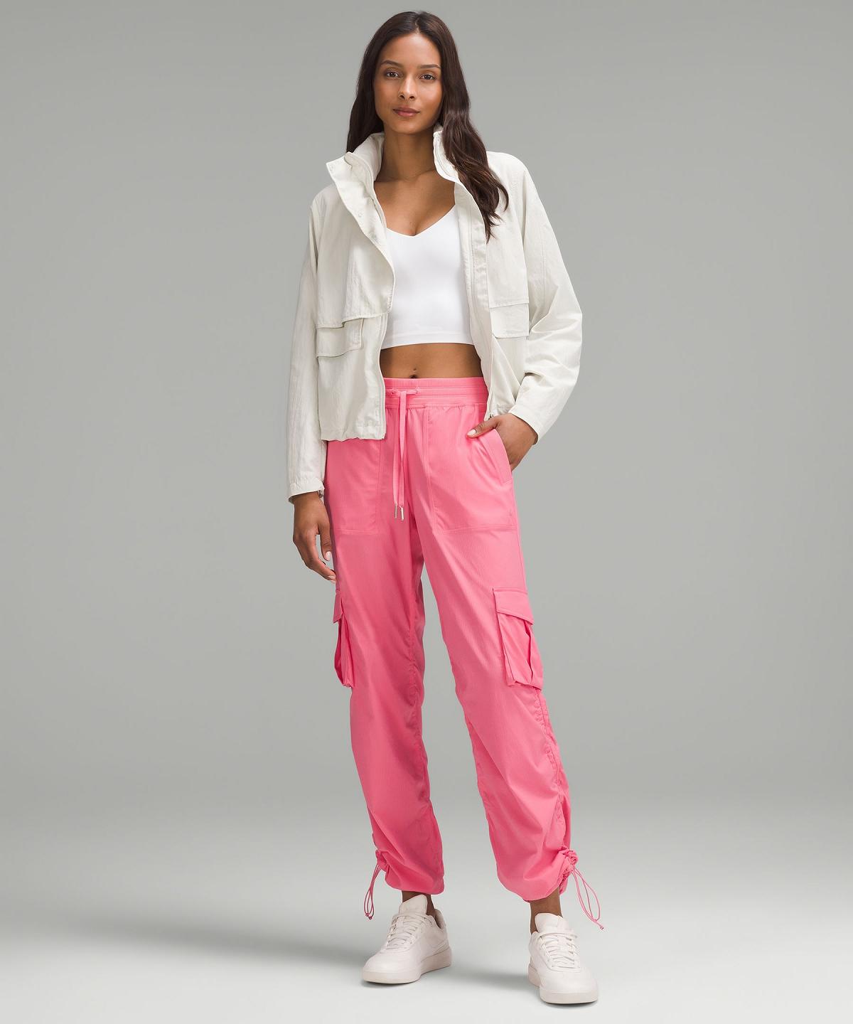 Pink Women Lululemon Dance Studio Relaxed-Fit Mid-Rise Cargo Pants | AU_LuLu98136